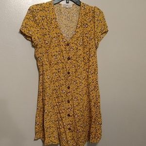 Yellow Floral Dress